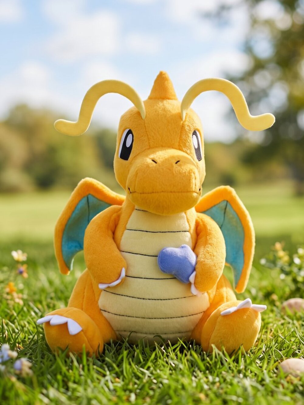 Pokemon Dragonite Mogumogu Time Plush Mascot
